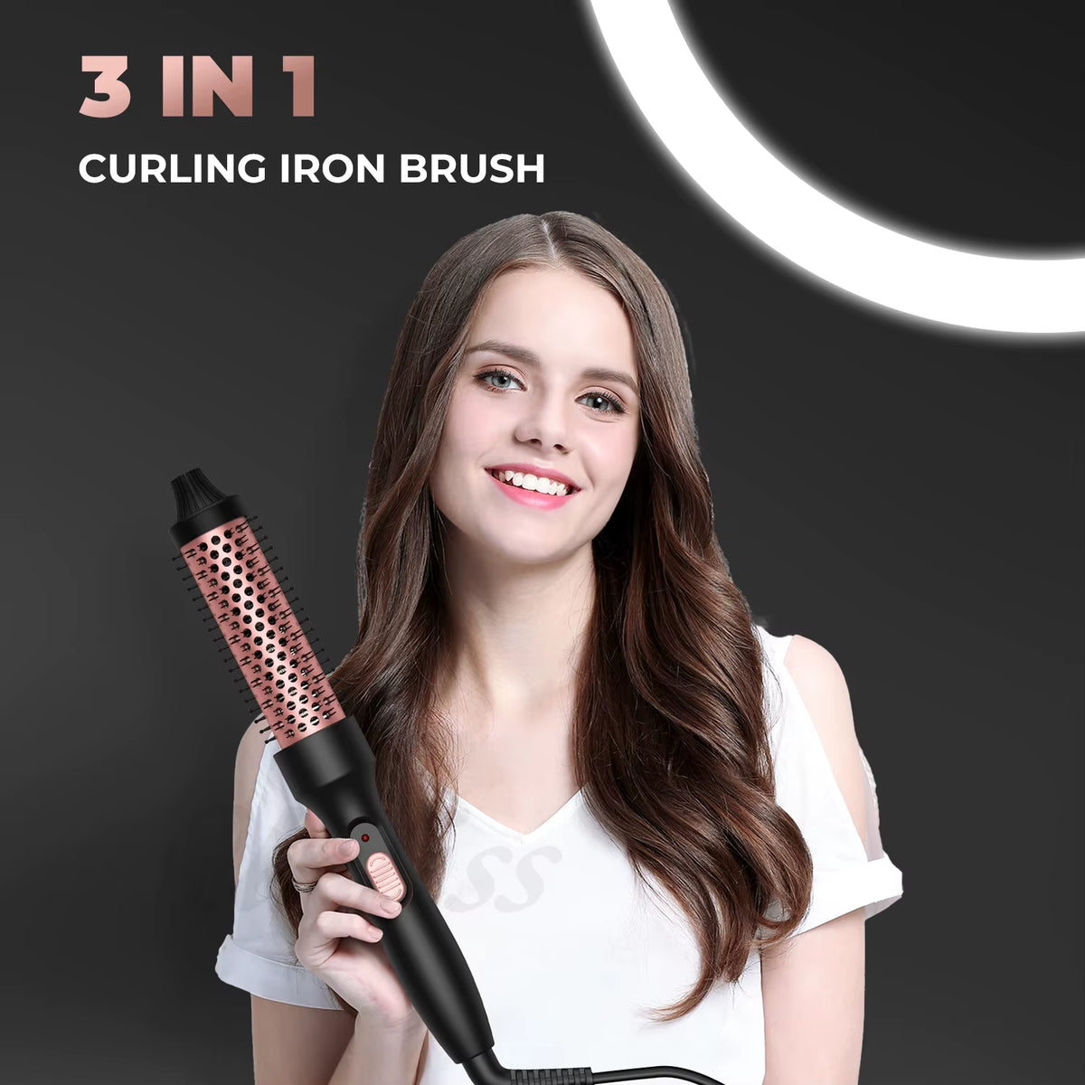 32mm Thermal Curling Brush – Heated Hair Styling Brush