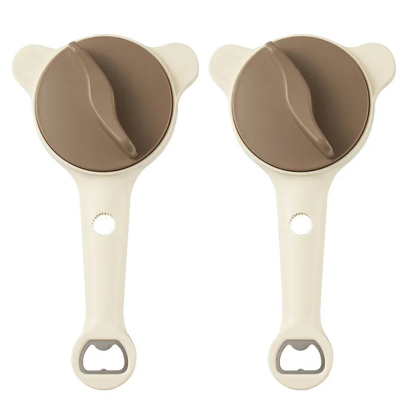Multifunctional Jar Opener New 4-In-1 Jar Opener Adjustable Lid Remover Ergonomic Jar Lid Gripper for Various Container Sizes