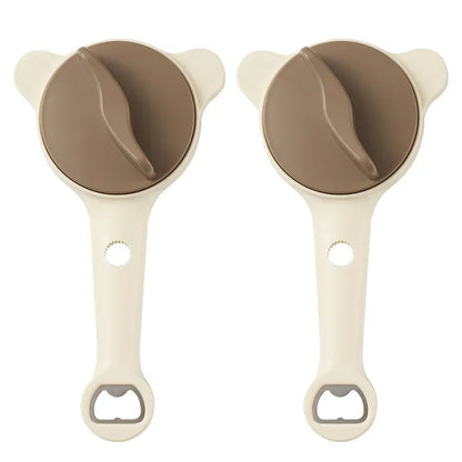 Multifunctional Jar Opener New 4-In-1 Jar Opener Adjustable Lid Remover Ergonomic Jar Lid Gripper for Various Container Sizes