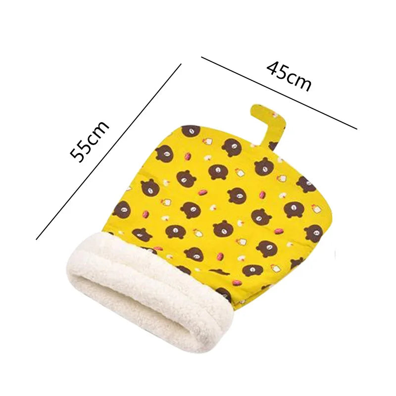 Cuddly Cat Sleeping Bag – Soft Plush Warm Pet Bed
