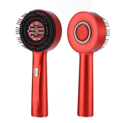 Scalp Massage Comb with Red Light & Serum Applicator