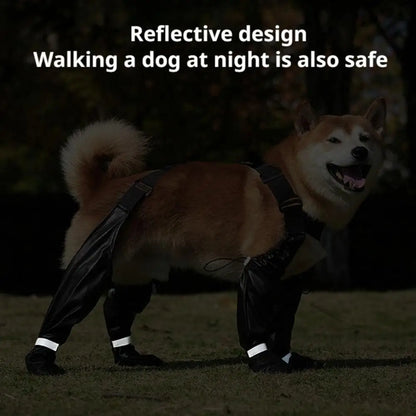 Waterproof Dog Rain Boots – Non-Slip Outdoor Shoes