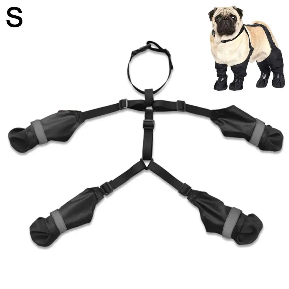 Waterproof Dog Rain Boots – Non-Slip Outdoor Shoes