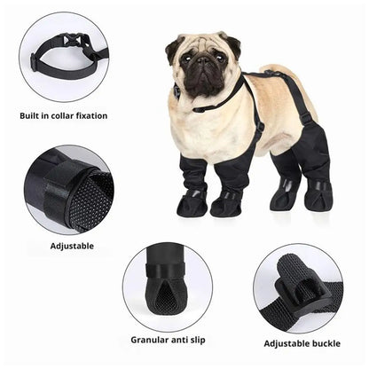 Waterproof Dog Rain Boots – Non-Slip Outdoor Shoes