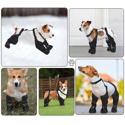 Waterproof Dog Rain Boots – Non-Slip Outdoor Shoes